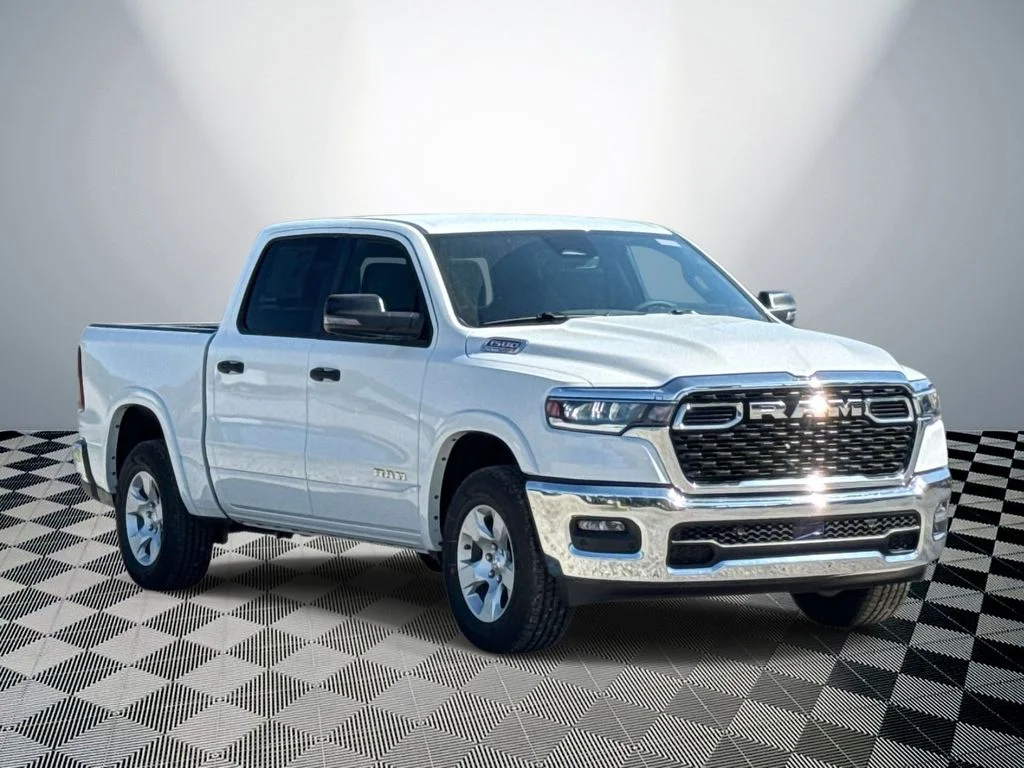 New 2026 Bright White Clear-Coat Exterior Paint RAM Big Horn/Lone Star image 4