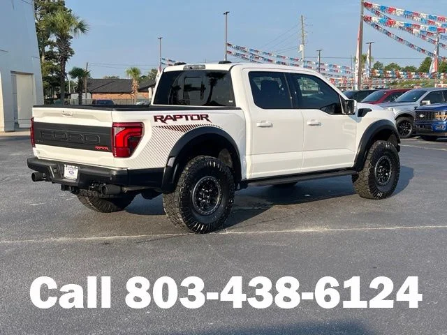 Used 2025 Oxford White Ford Raptor image 3