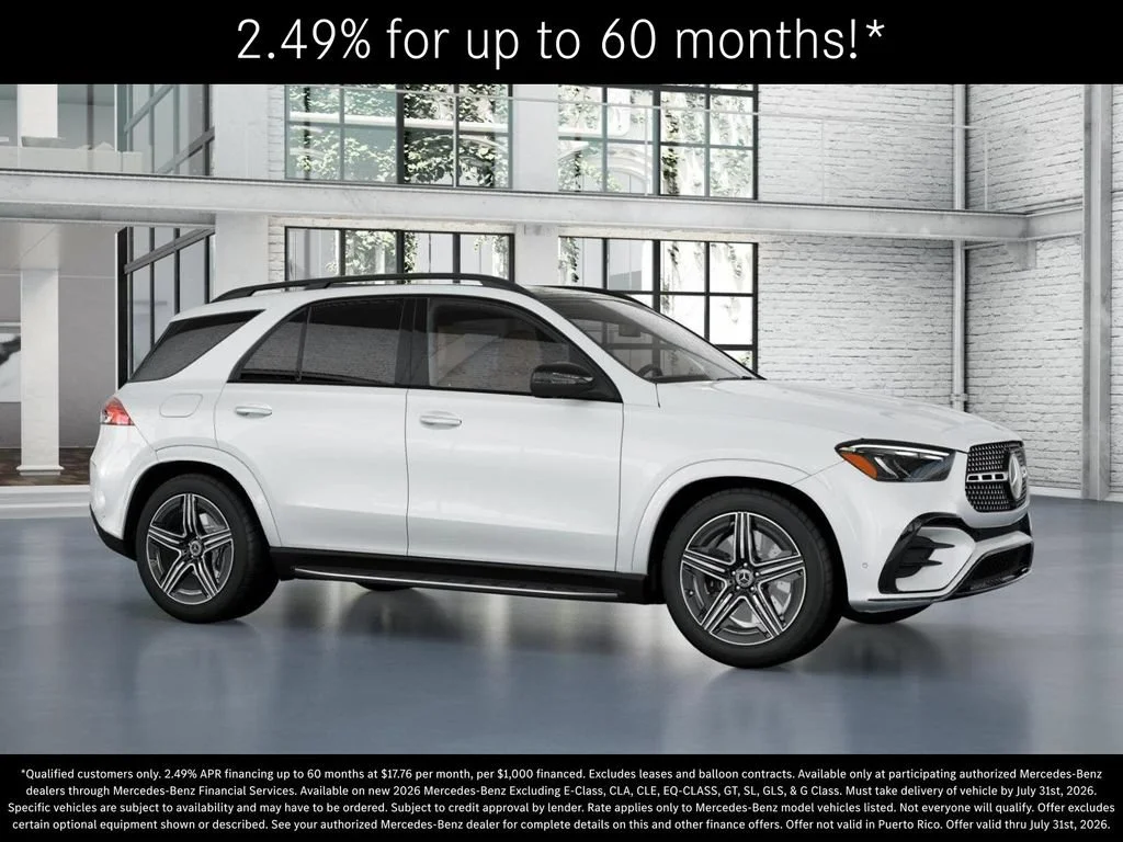 New 2026 MANUFAKTUR Moonlight White Metallic Mercedes-Benz GLE 450 image 13
