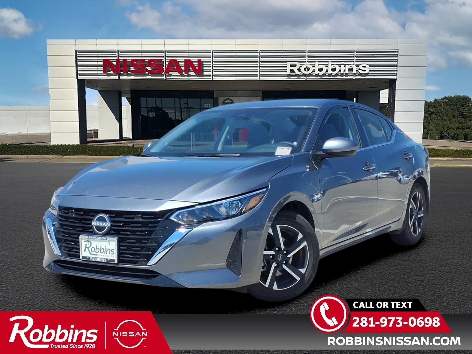 2025 Nissan Sentra SV Gray at Robbins Nissan