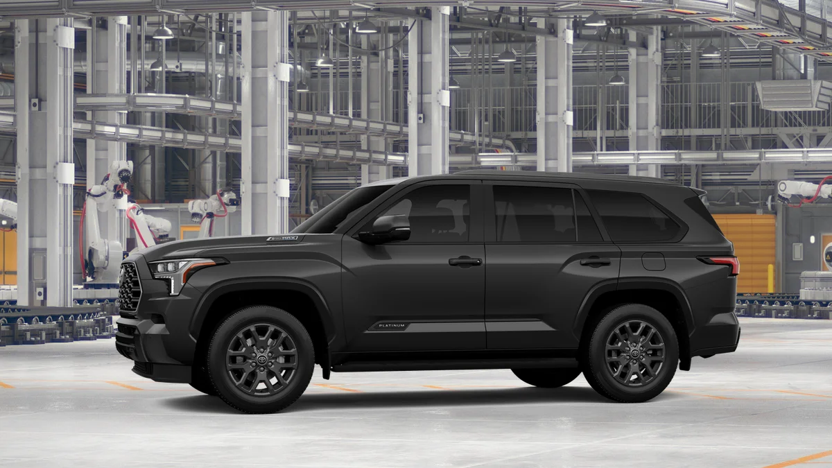 New 2026 Magnetic Gray Metallic Toyota Platinum image 3
