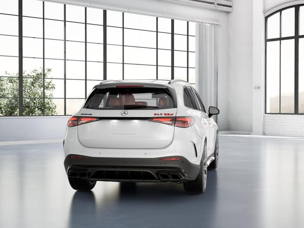 New 2025 MANUFAKTUR Moonlight White Metallic Mercedes-AMG AMG® GLC 63 S E Performance 4MATIC SUV image 24