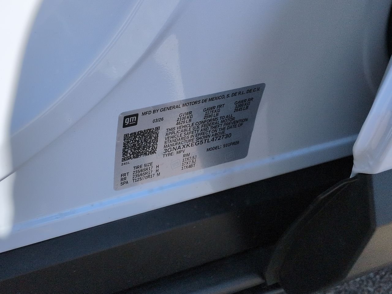 New 2026 Polar White Tricoat Chevrolet ACTIV image 35