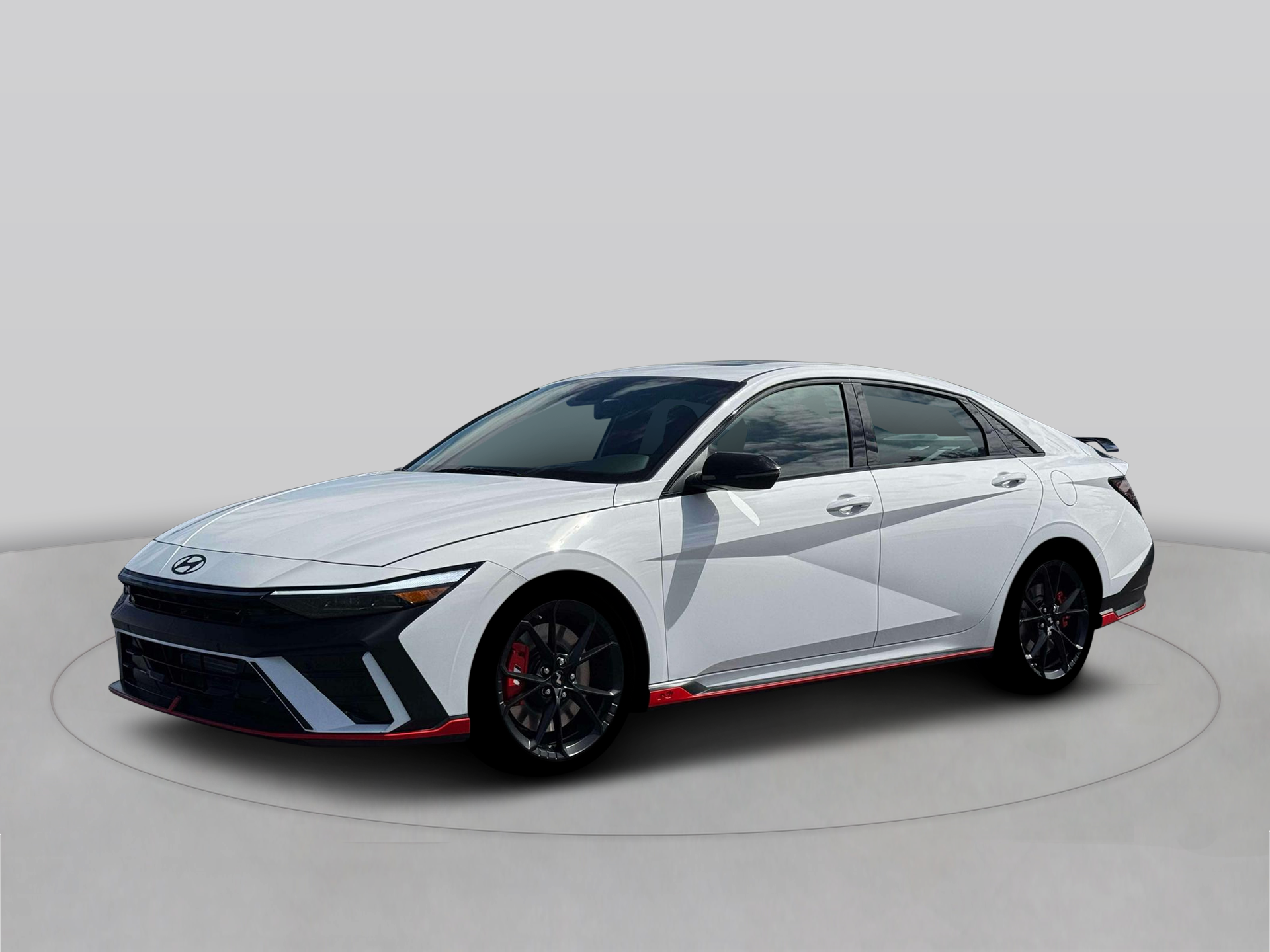 New 2026 White Hyundai Sedan image 2