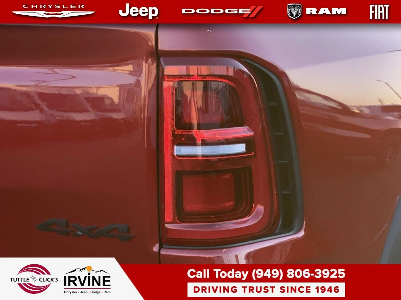 New 2027 Molten Red Pearl-Coat Exterior Paint RAM RHO image 15