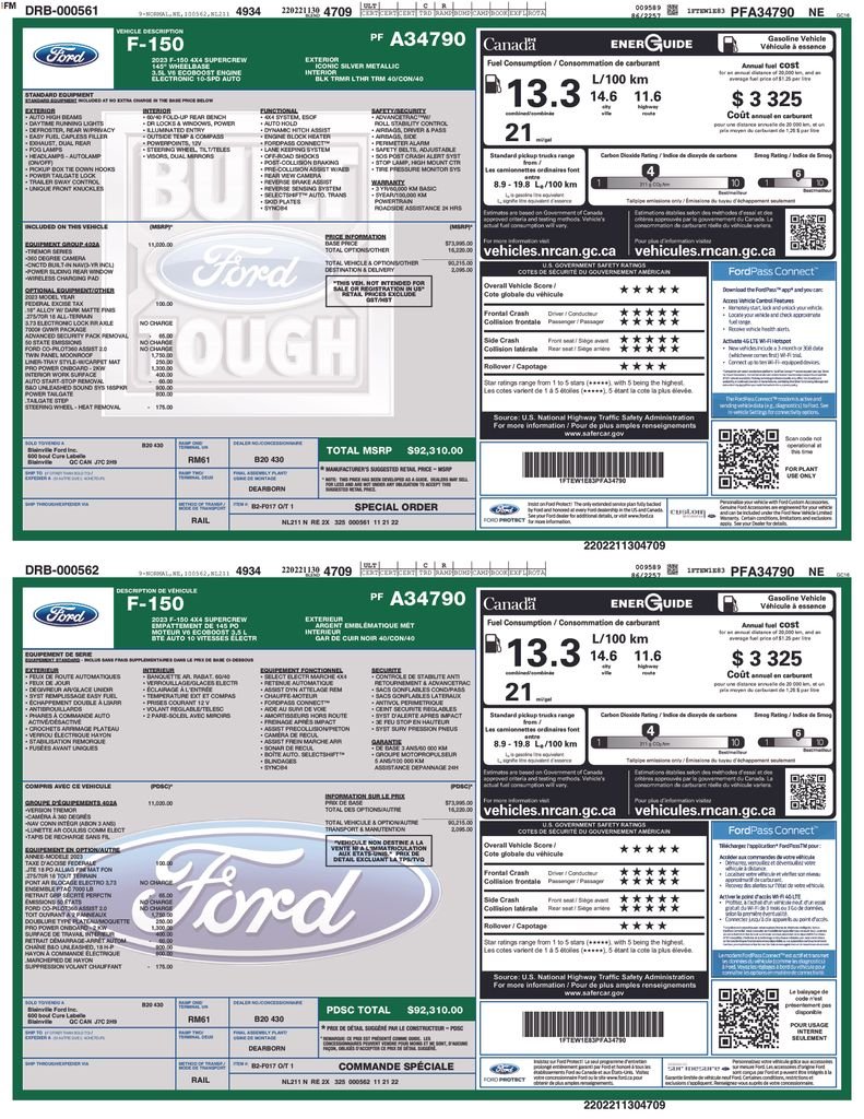 Used 2023 Iconic Silver Metallic Ford Tremor image 4