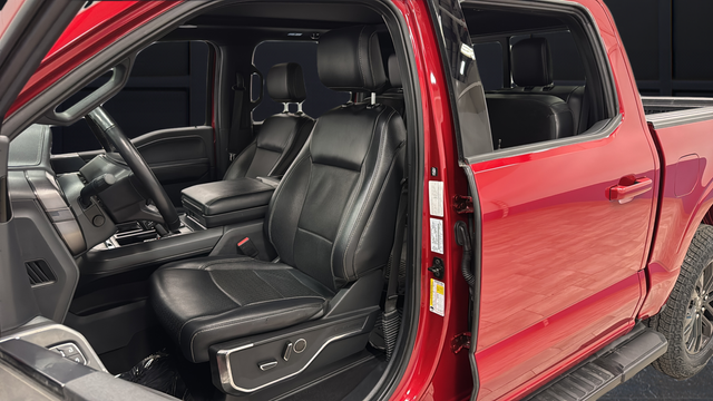 Used 2024 Rapid Red Metallic Tinted Clearcoat Ford Lariat image 9