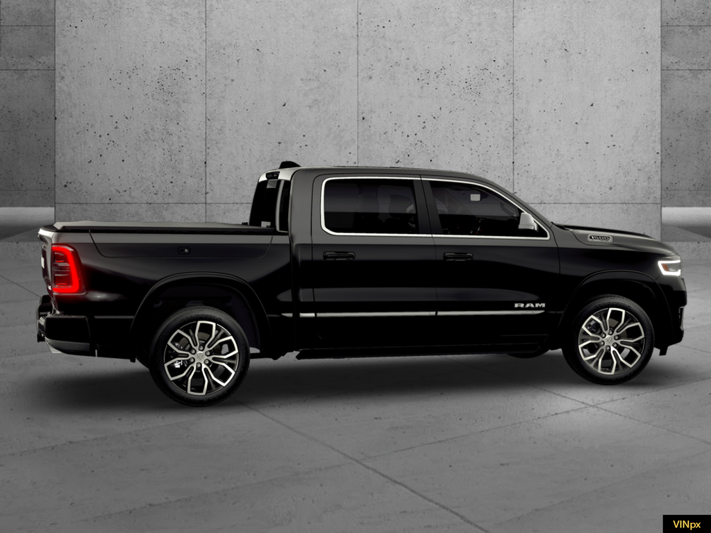 New 2026 Diamond Black Crystal Pearl-Coat Exterior Paint RAM Tungsten image 14