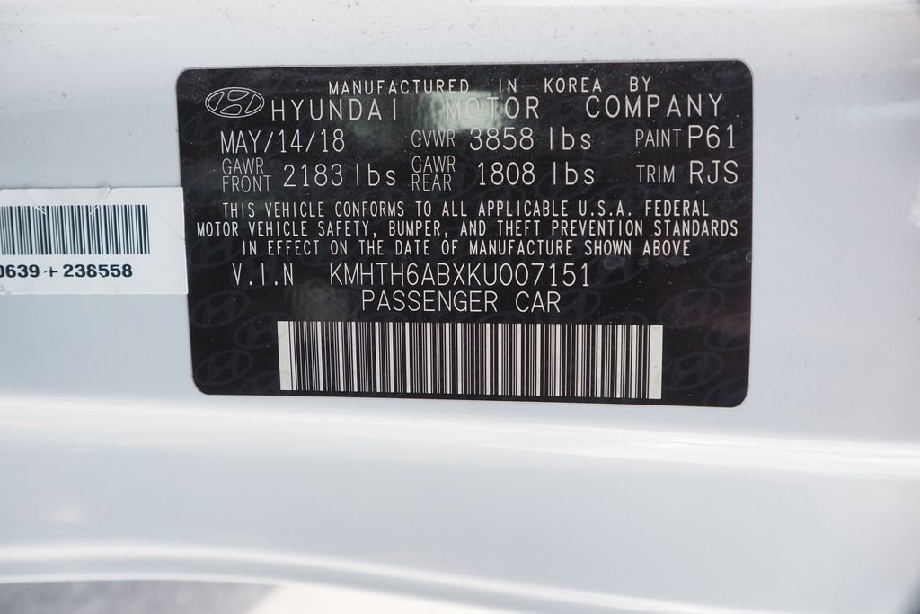 Used 2019 White Hyundai Turbo Ultimate image 28