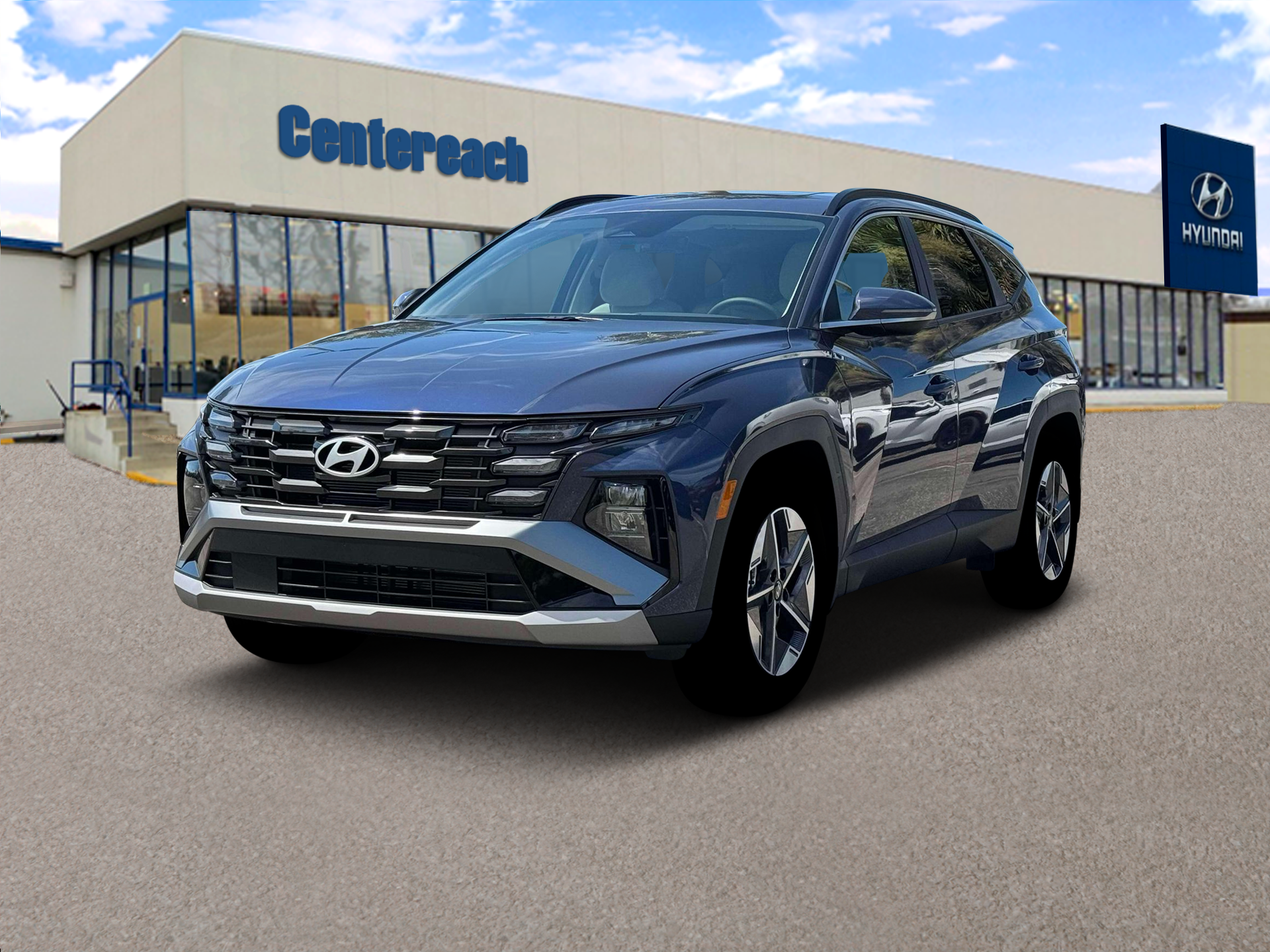 New 2026 Atlantis Blue Hyundai SEL Premium AWD image 1