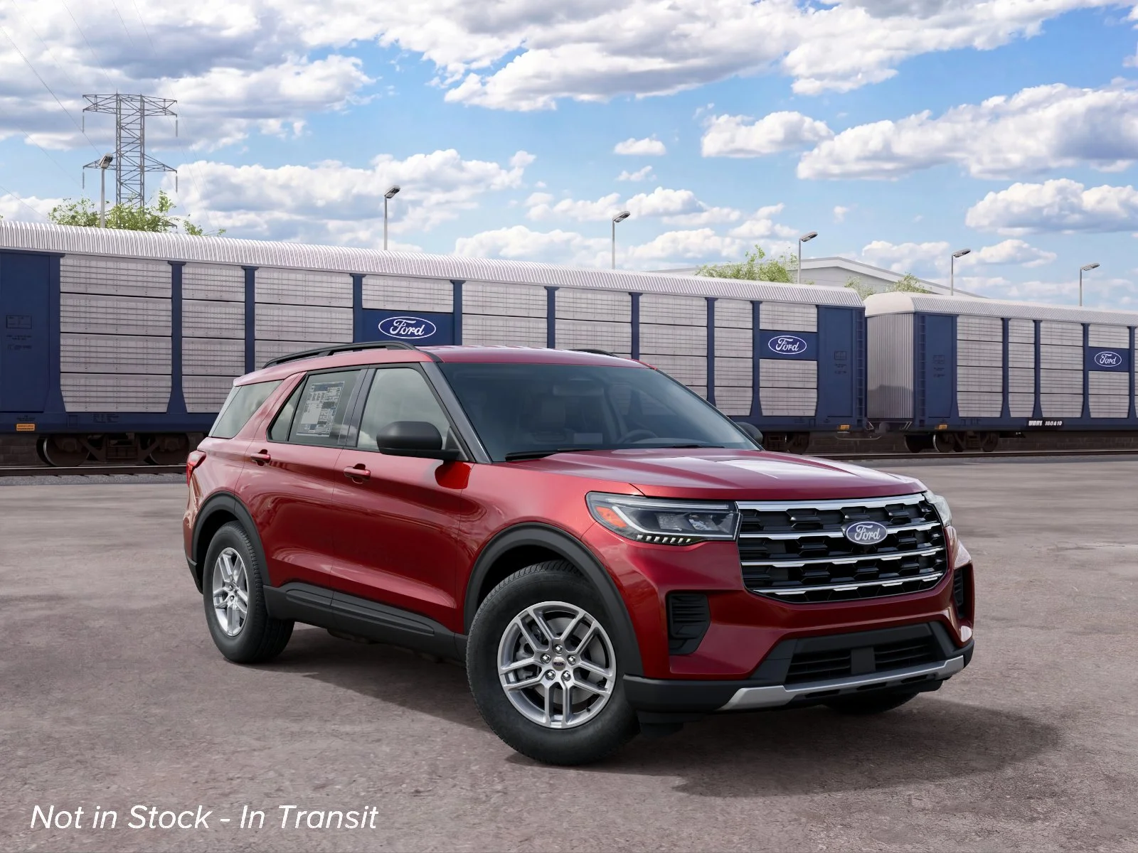 New 2027 Ruby Red Metallic Tinted Clearcoat Ford Active image 4