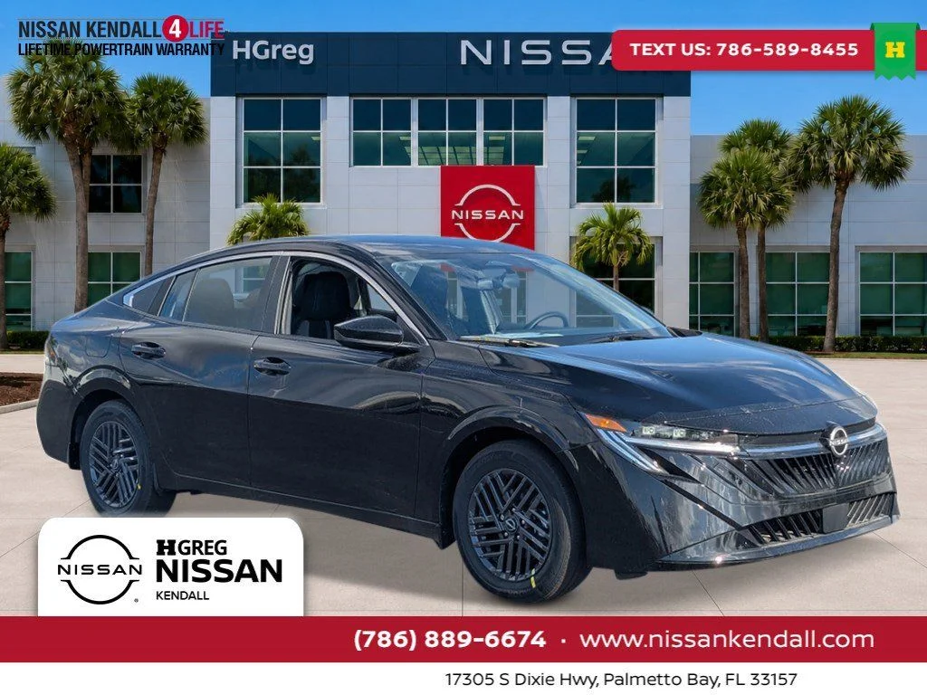 New 2026 Super Black Nissan SV image 7