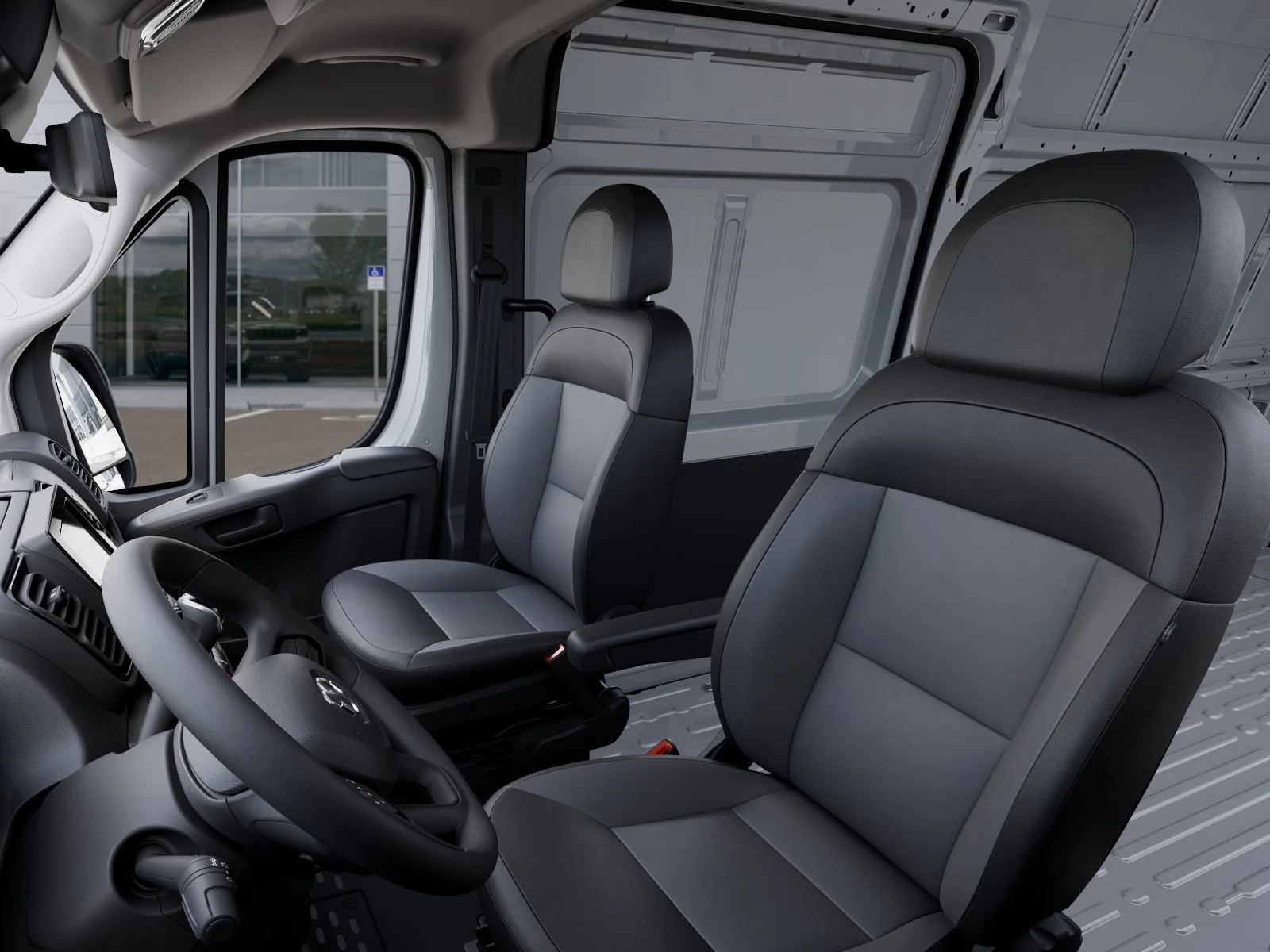 New 2026 Bright White Clearcoat RAM Super High Roof image 49