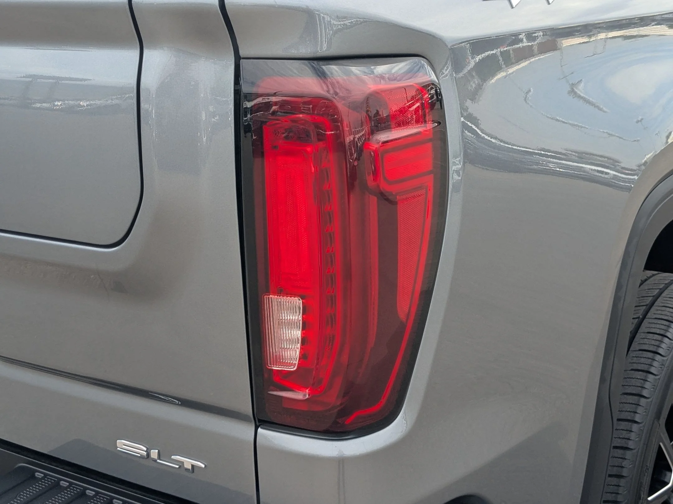 Used 2022 Satin Steel Metallic GMC SLT image 12