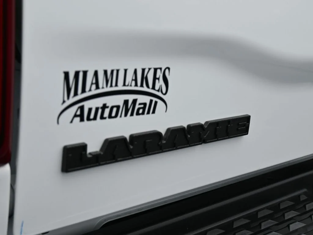 New 2026 Bright White Clear-Coat Exterior Paint RAM Laramie image 36