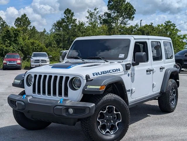Used 2023 White Jeep Rubicon 4xe image 1