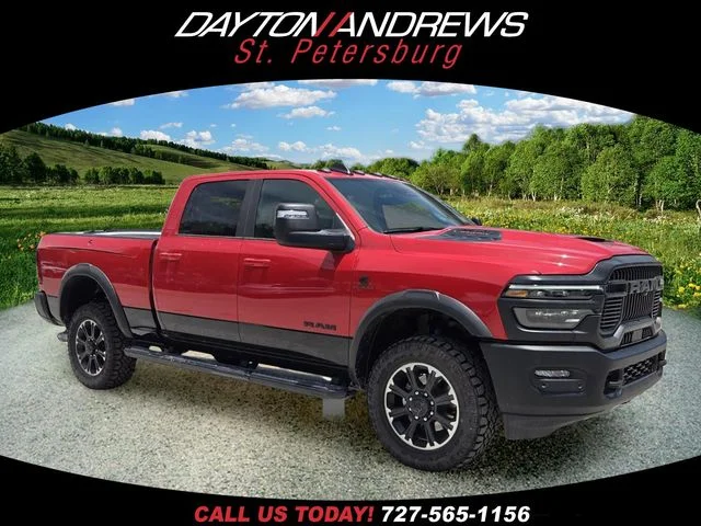 New 2026 Flame Red Clear-Coat Exterior Paint RAM Rebel image 1