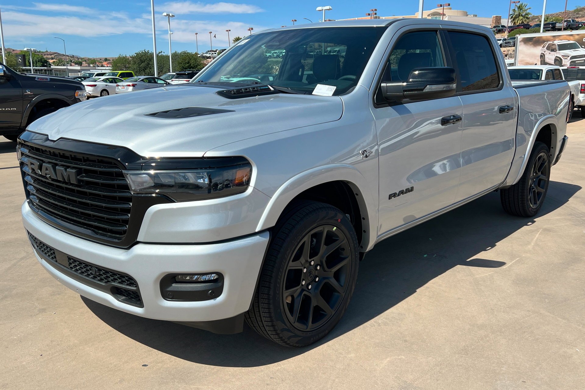 New 2026 Silver Zynith Exterior Paint RAM Laramie image 1