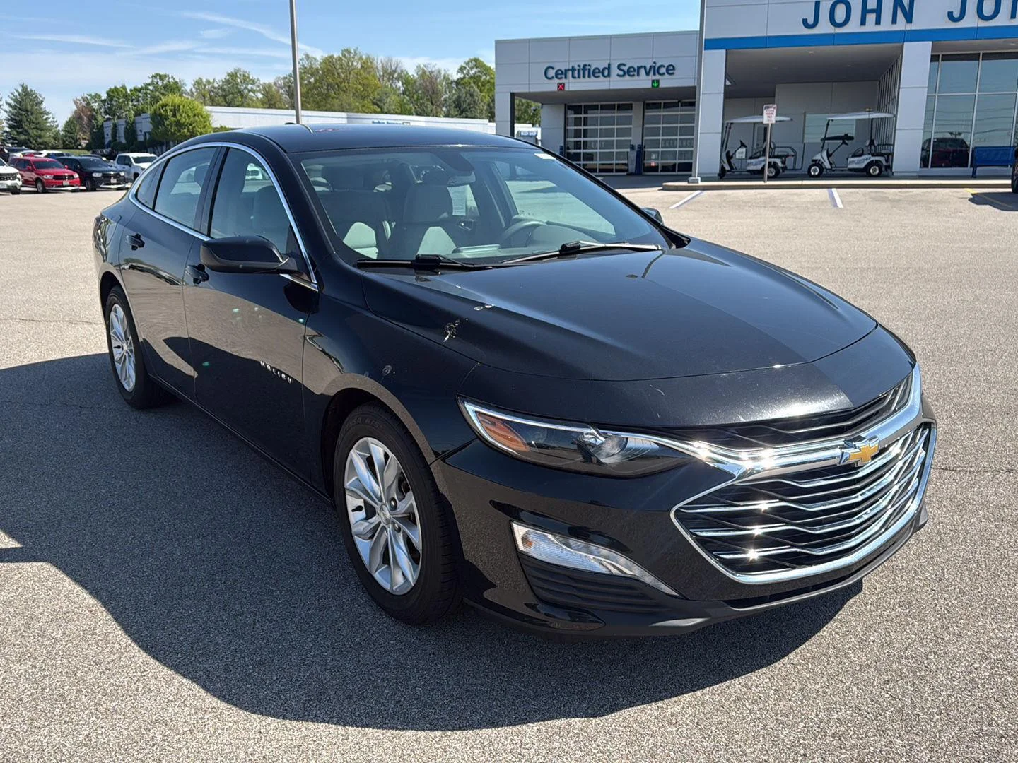 Used 2021 Chevrolet Malibu 1LT with VIN 1G1ZD5ST3MF081670 for sale in Salem, IN