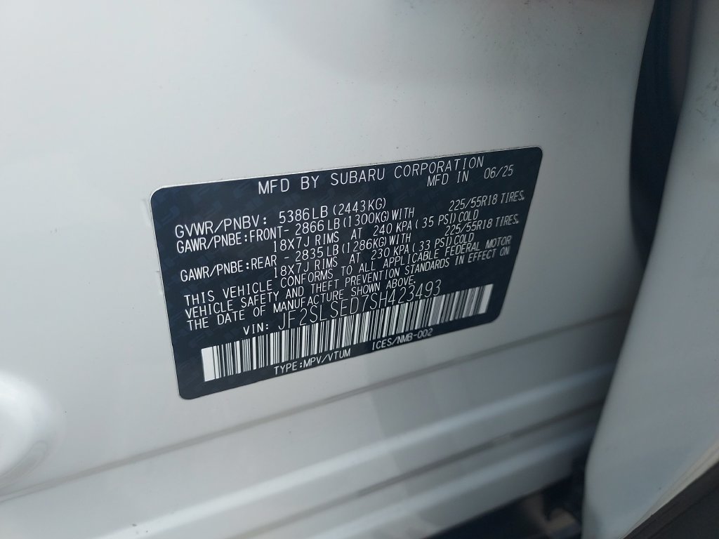 Used 2025 White Subaru Premium image 24