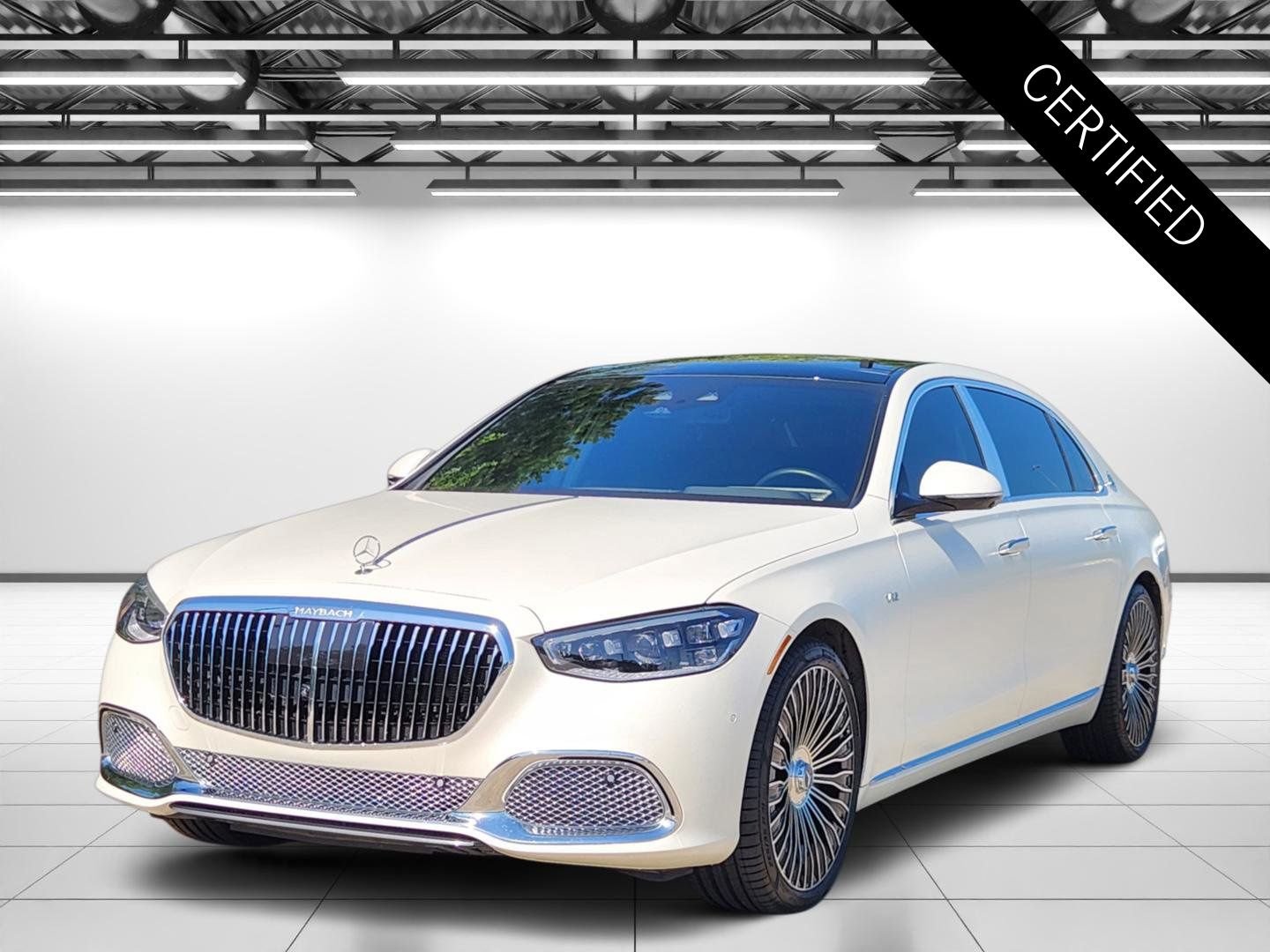 Certified Used 2023 MANUFAKTUR Cashmere White Magno Mercedes-Benz Maybach S 680 image 5