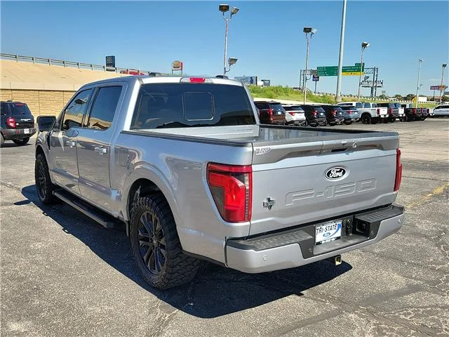 Used 2024 Silver Ford XLT 4x2 SuperCrew Cab 5.5 ft. box 145 in. WB image 2