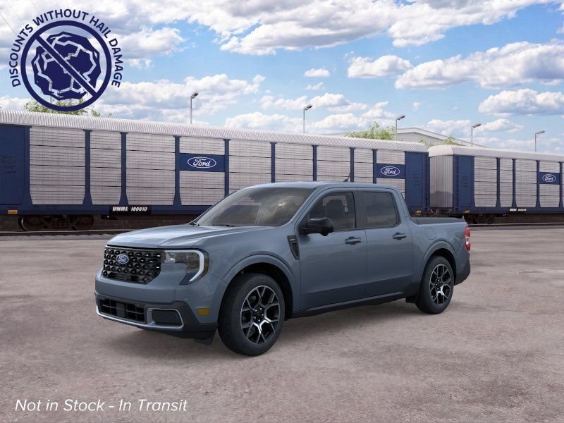 New 2026 Azure Gray Metallic Tri-Coat Ford Lariat image 1