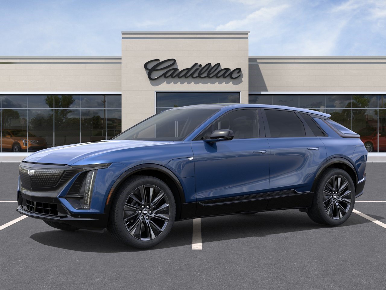 New 2027 Opulent Blue Metallic Cadillac Signature Sport image 2