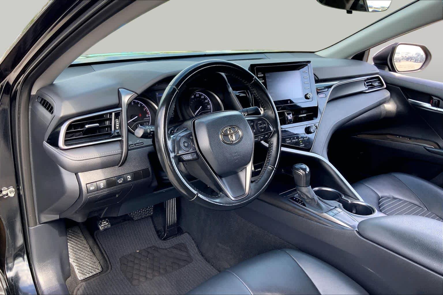 Used 2023 Midnight Black Metallic Toyota SE Nightshade image 17