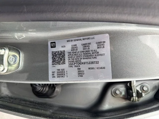 New 2026 Sterling Gray Metallic Chevrolet Z71 image 15