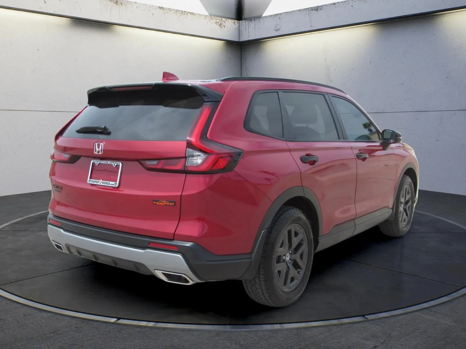 Certified Used 2026 Radiant Red Metallic Honda AWD TrailSport Hybrid image 36