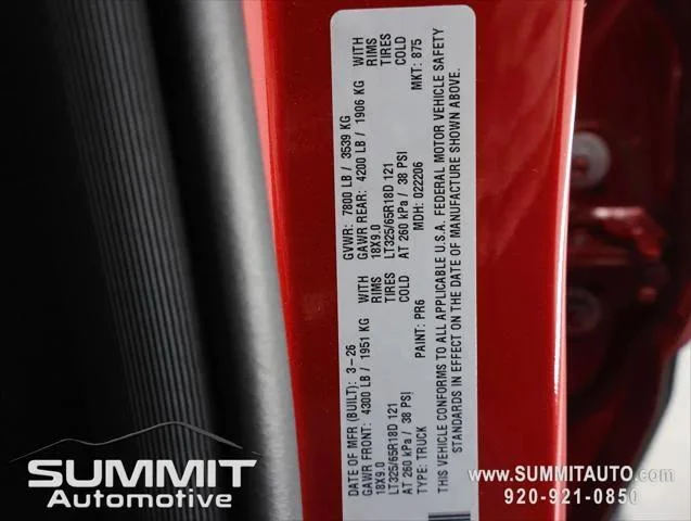 New 2026 Molten Red Pearl-Coat Exterior Paint RAM RHO image 84
