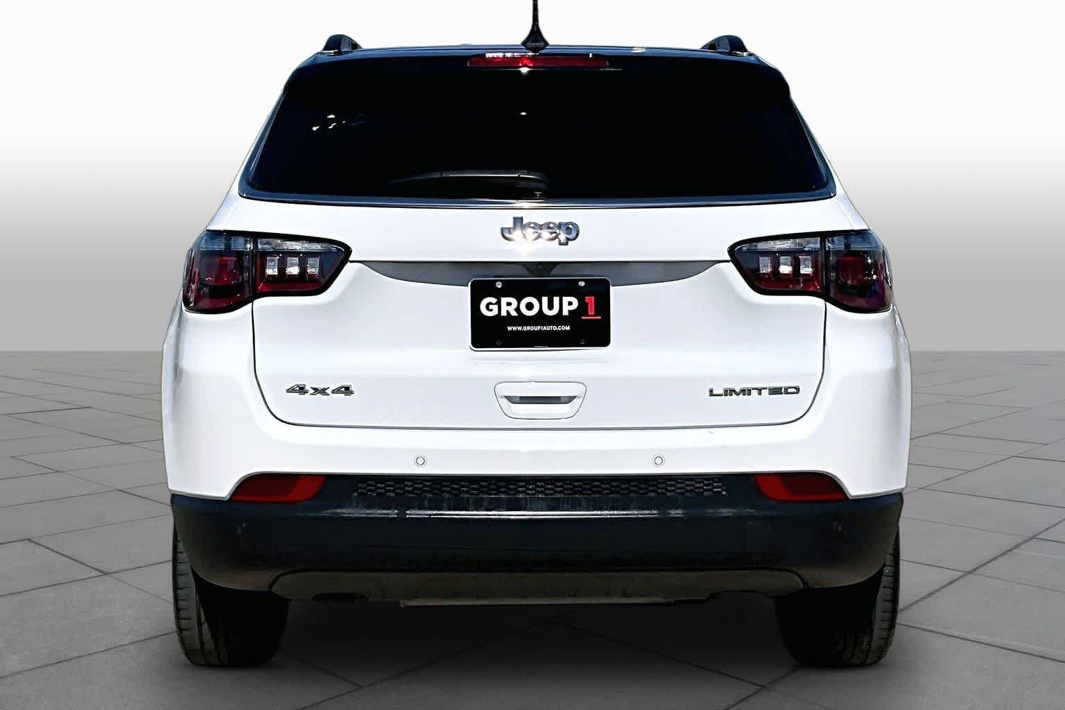 Used 2025 Bright White Clearcoat Jeep Limited image 4