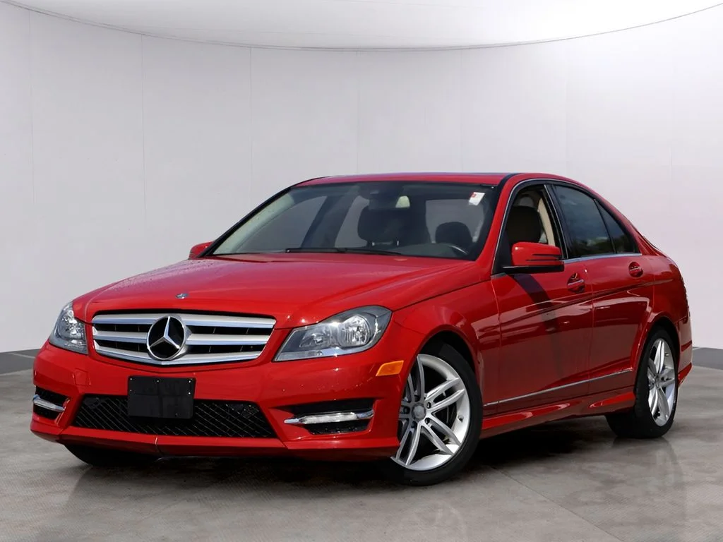Used 2012 Mars Red Mercedes-Benz C 300 image 1