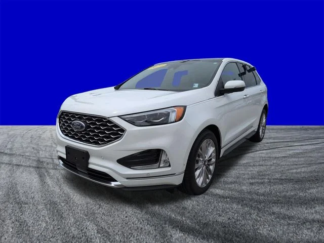 Used 2024 White Metallic Ford Titanium image 8