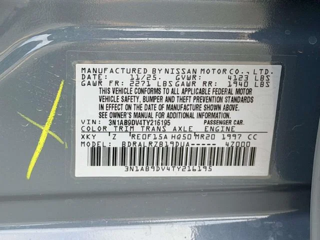 New 2026 Atlantic Gray Metallic / Super Black Two-tone Nissan SR image 24