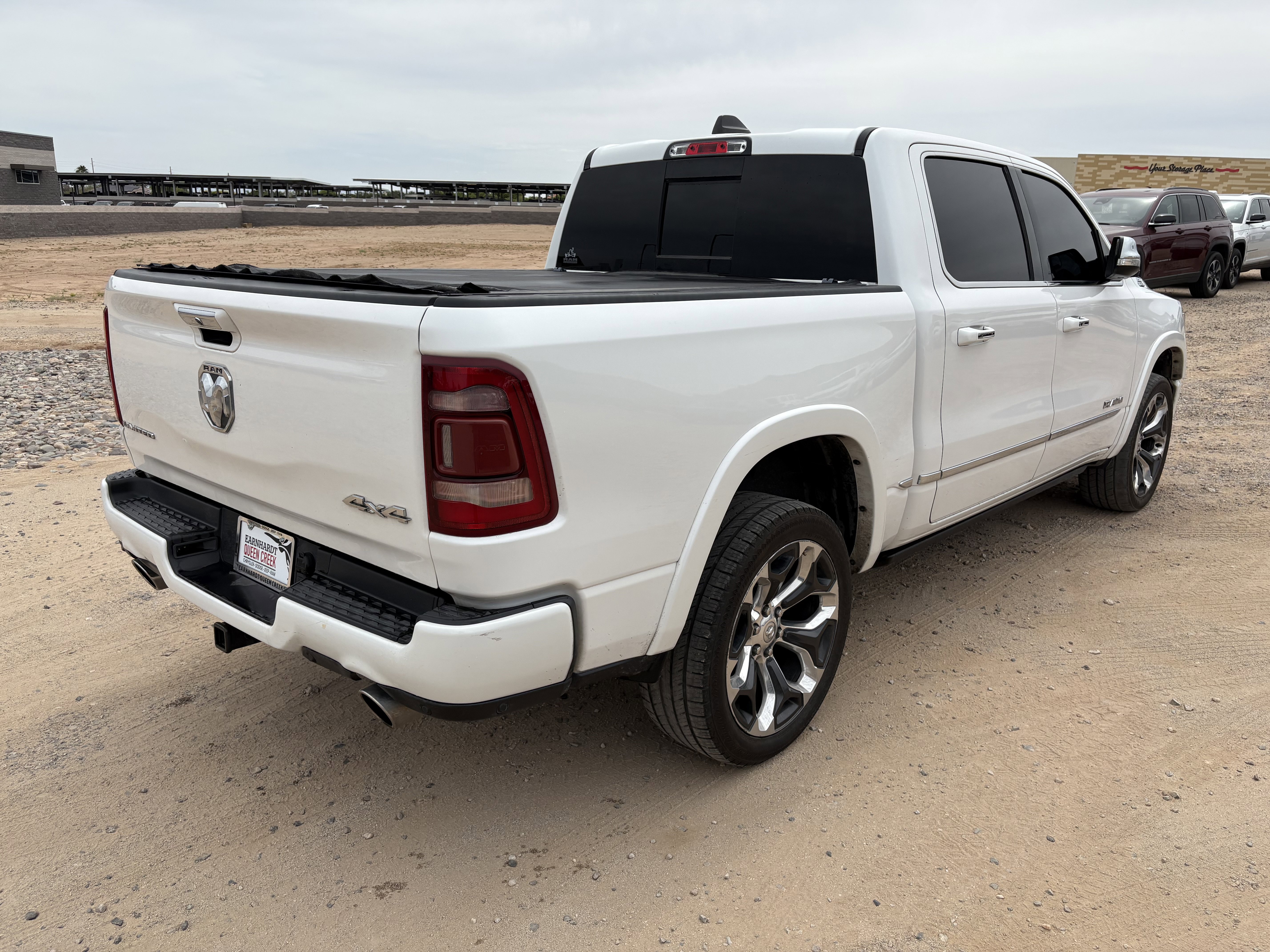 Used 2020 Ivory White Tri-Coat Pearlcoat Ram Limited image 5