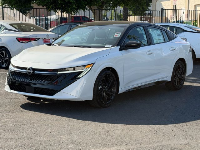 New 2027 Aspen White TriCoat / Super Black Two-tone Nissan SR Midnight Edition image 3