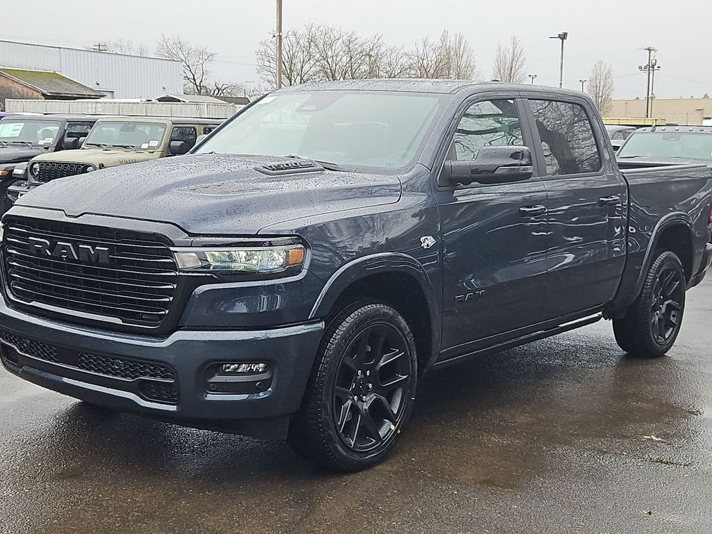 New 2026 Forged Blue Metallic Exterior Paint RAM Laramie image 3