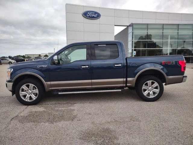 Used 2018 Blue Jeans Metallic Ford Lariat image 2