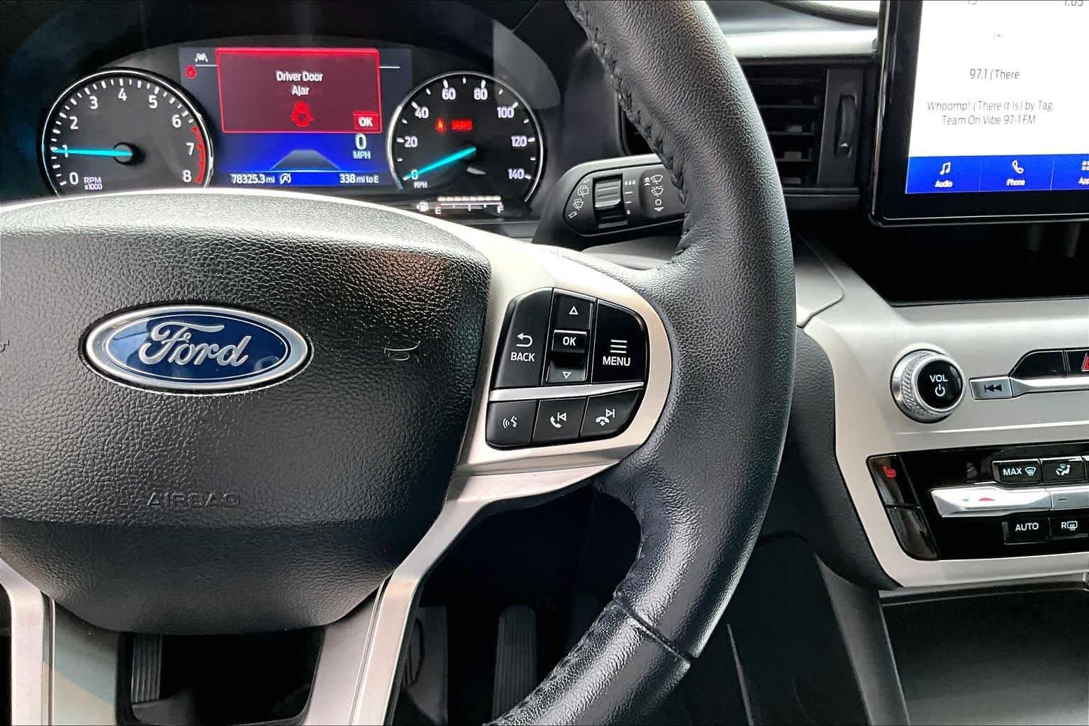 Used 2023 Stone Blue Metallic Ford XLT image 23