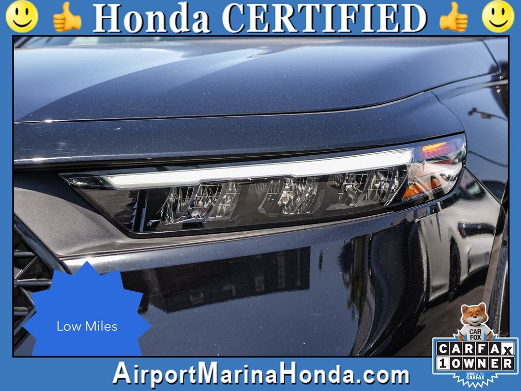 Certified Used 2024 Crystal Black Pearl Honda HYBRID SPORT image 17