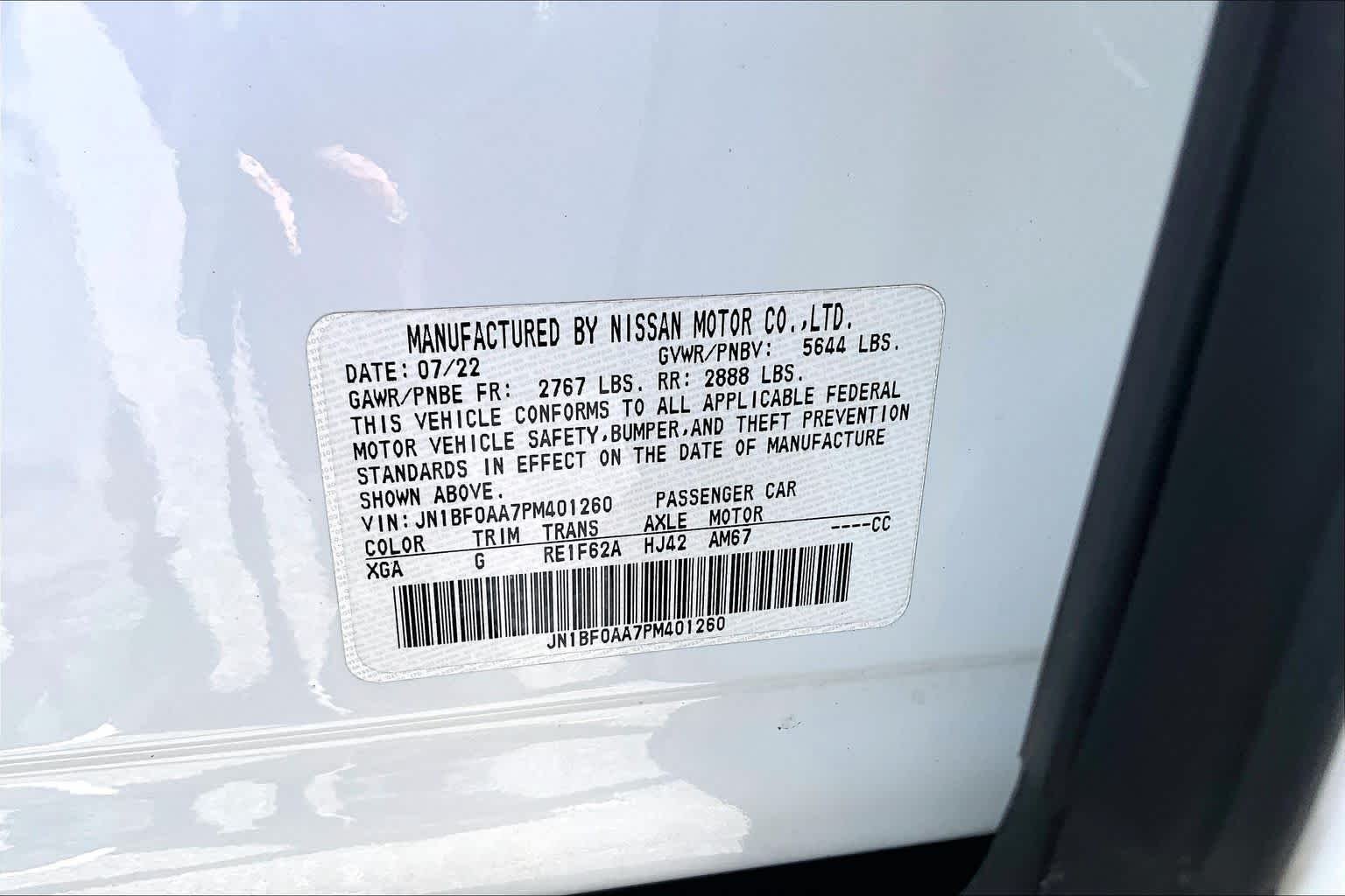 Used 2023 Everest White Pearl Tricoat/Black Diamond Pearl Nissan VENTURE+ image 35