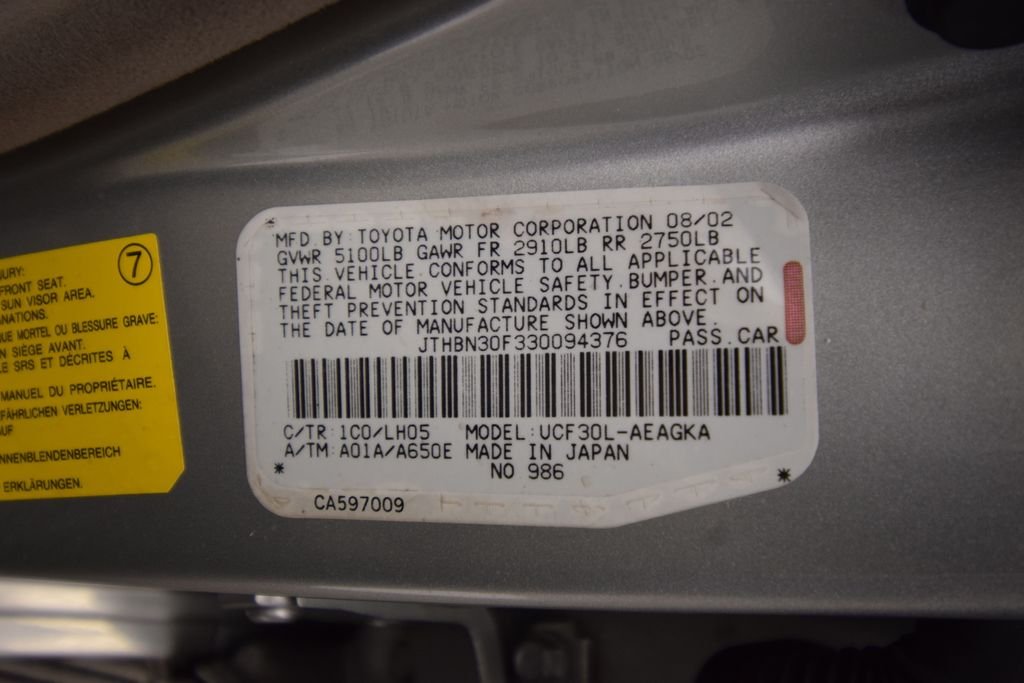 Used 2003 Millennium Silver Metallic Lexus 430 image 25