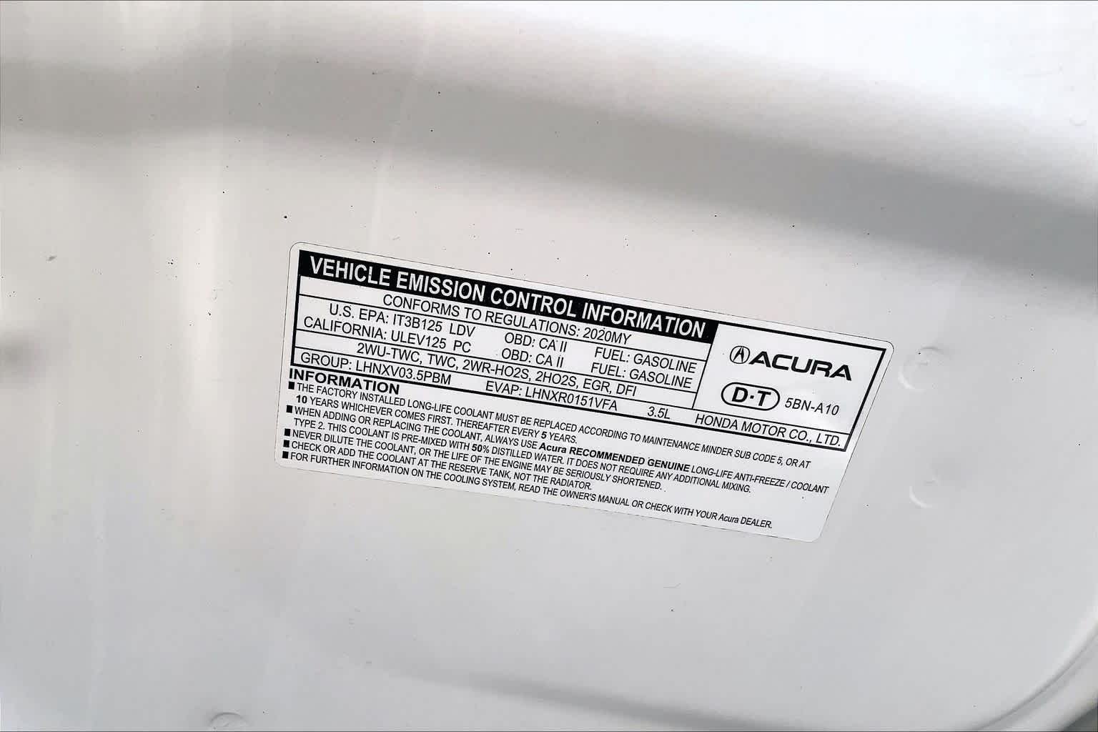 Used 2020 Platinum White Pearl Acura  image 30