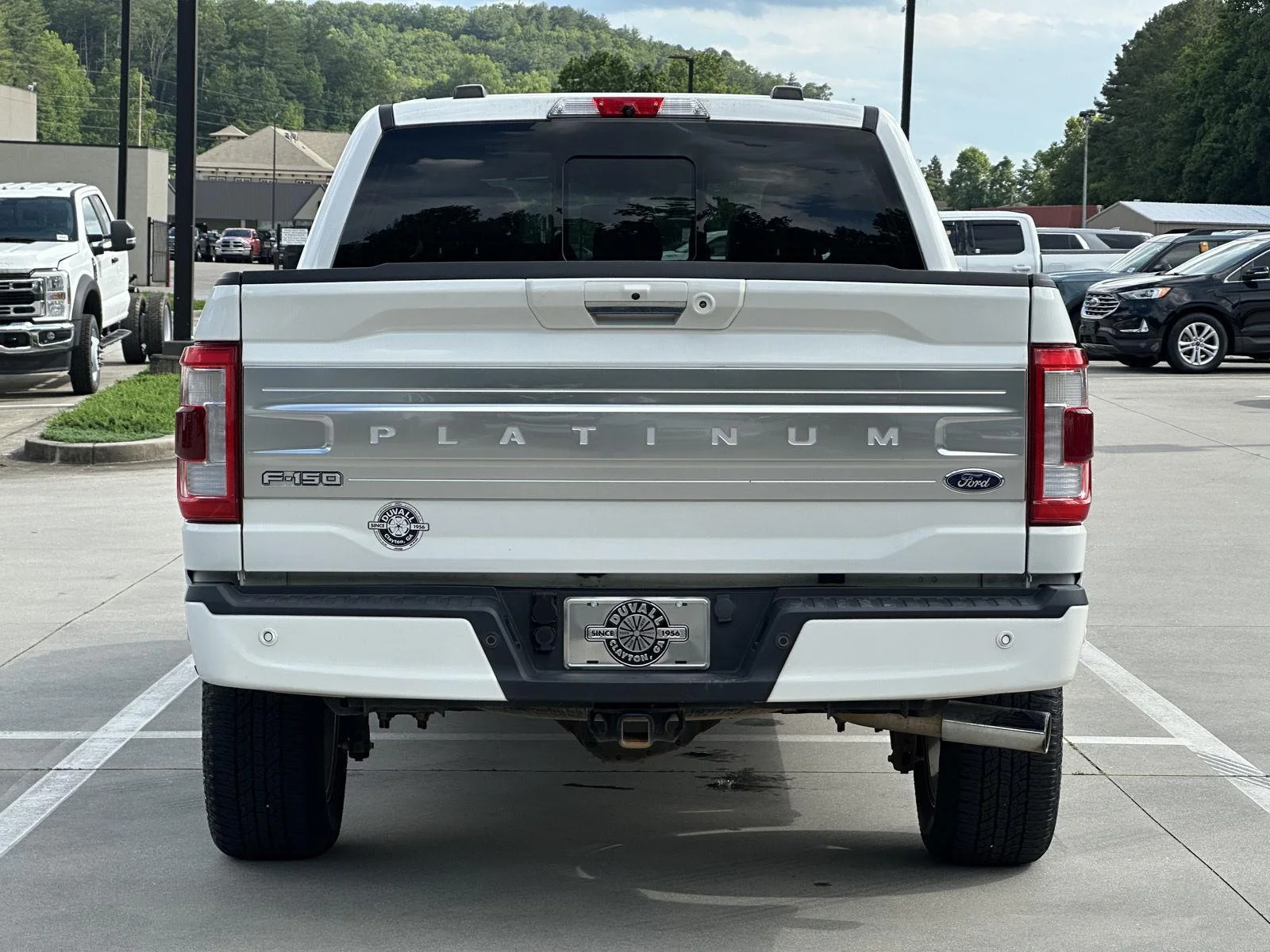Used 2022 Star White Metallic Tri-Coat Ford Platinum image 6