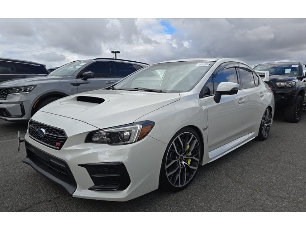 Used 2020 Crystal White Pearl Subaru STI image 2