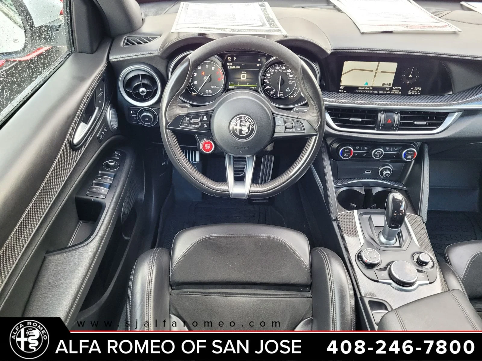 Used 2018 White Alfa Romeo Quadrifoglio image 11