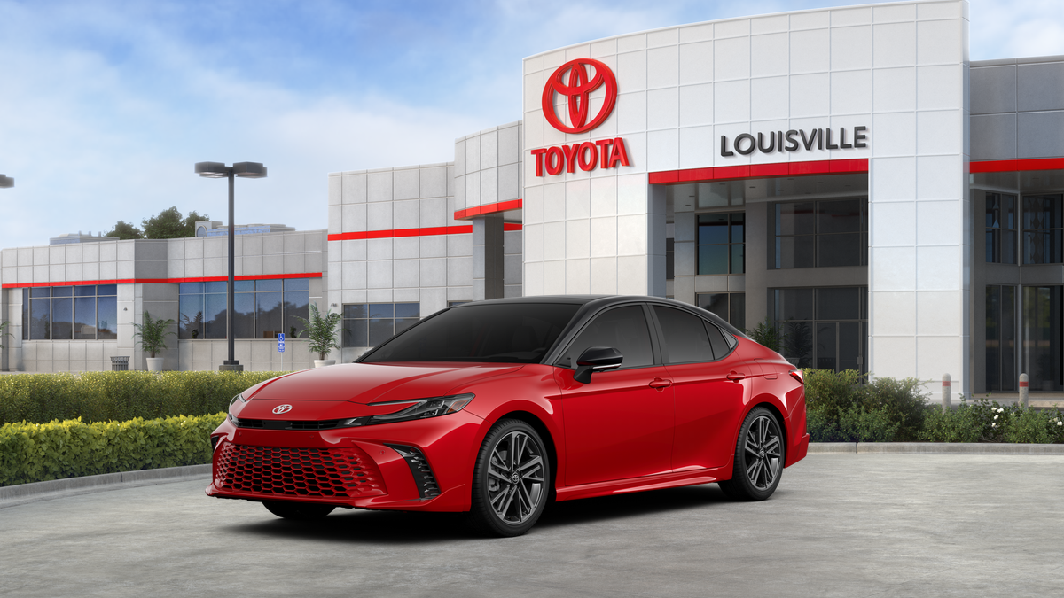 New 2026 Supersonic Red with Midnight Black Metallic roof Toyota XSE image 25