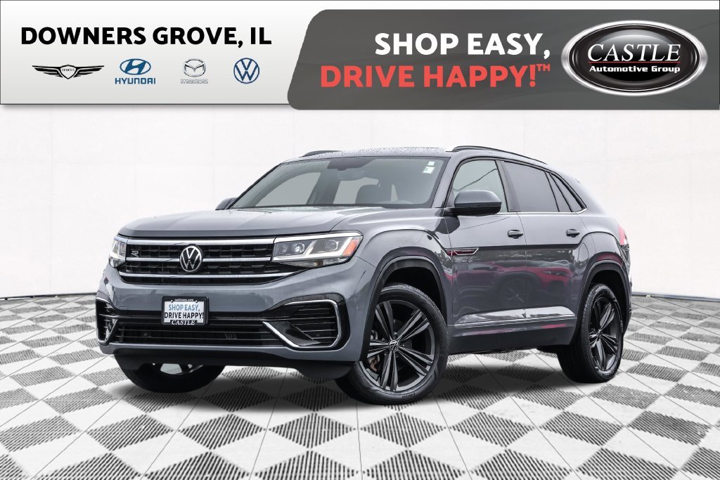 Used 2021 Gray Volkswagen 3.6L V6 SE w/Technology R-Line image 1